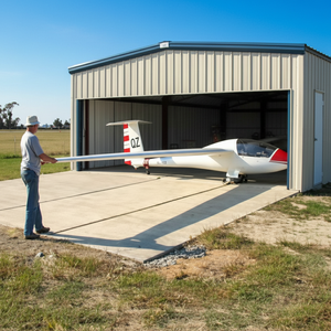 Hangar Prefabricado de Acero Económico de 50x40m de Ensamblaje Rápido para Almacenamiento y Estacionamiento de Aeronaves - Product Image 1