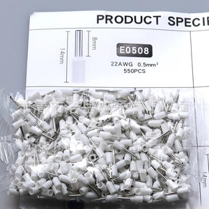 You E0508 – Bornes de câblage en laiton à sertir, 1200 pièces en boîte, bornier de style européen pour connexions électriques - Product Image 5