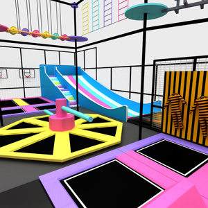 Cheap Children's Indoor Playground Equipment Kids Indoor Playground With Ball Pool <b>Trampoline</b> - Product Image 4