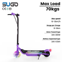 Scooter électrique confortable de nouvelle mode 10-12 Km/h scooter électrique d'enfants de deux roues avec la haute sécurité