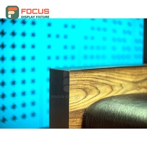 Large Format Coffee Display Cabinet Wood Glass Front Tall Vertical Display Storefront Coffee Cabinet - Product Image 4