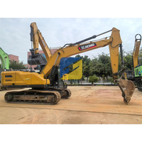 Excavatrice sur chenilles XCMG XE200GH d'occasion de 20 tonnes pour le nivellement des terres agricoles et la construction de bassins
