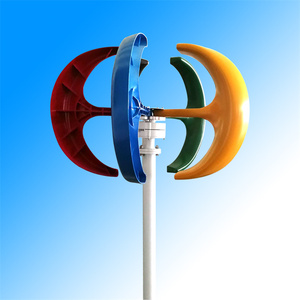 Approvisionnement direct usine : Éolienne à axe vertical 500W avec pales de moteur, générateur d'énergie pour camping et maison - Product Image 2