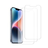 Protecteur d'écran en verre trempé 9H haute transparence anti-rayures pour iPhone 17 16 15 14 13 12 11 Pro Max