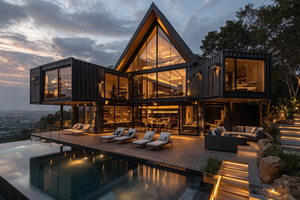 บ้านสำเร็จรูปหรูหราแบบโมดูลาร์ปี 2026 บ้านเคลื่อนที่ทันสมัย บ้านพักตากอากาศแบบคอนเทนเนอร์ บ้านสวน บ้านพักตากอากาศแบบอพาร์ทเมนต์ พื้นที่อยู่อาศัยแบบกำหนดเอง - Product Image 6