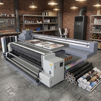 Nouvelle imprimante UV à plat grand format pour papier peint, affiches et vinyle - Machine d'impression automatique