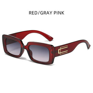 New Square Street Lunettes <span class=keywords><strong>de</strong></span> soleil à la mode Shades Modern Ins Lunettes <span class=keywords><strong>de</strong></span> soleil rectangulaires pour hommes et femmes - Product Image 5