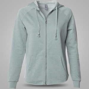 Women's California Wave Wash Full-<b>Zip</b> <b>Hooded</b> Sweatshirt PRM2500Z 2XL Sage-Independent Trading Co. B09DKFSQVS 1.06 Lbs - Product Image 3