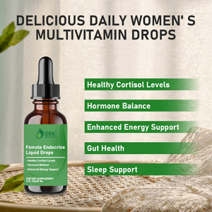Gotas Líquidas Endocrinas Femeninas de Alta Calidad con Riboflavina, Suplemento para la Menopausia, Formas Fáciles y Naturales de Mejorar tu Bienestar - Product Image 4