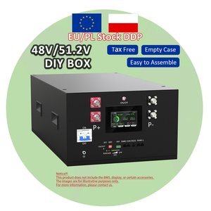 กล่องแบตเตอรี่เปล่าแบบซ้อนได้ 48V 51.2V ได้รับการรับรองมาตรฐาน CE IEC สำหรับเซลล์ 16S 280Ah 314Ah ชุด DIY สำหรับเก็บพลังงานในบ้าน (PL Warehouse) - Product Image 1