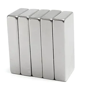 Powerful N35 N42 N50 N52 Neodymium Ndfeb Magnets Industrial Use Coated Square Rectangular Block Cheap Permanent Magnet