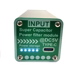 PACKBOX5V süper kapasitör güç filtresi C tipi giriş çıkışı ahududu Pi için HiFi ses