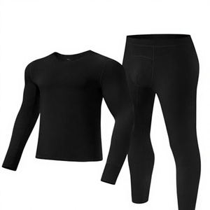 Jungle Men's Winter Outdoor Sports Tactical Breathable Fleece <b>Thermal</b> <b>Underwear</b> Set - Product Image 2