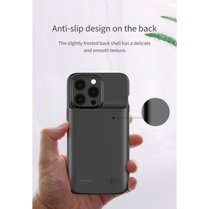 2 trong 1 pin điện thoại trường hợp ngân hàng điện 7000mAh hỗ trợ âm thanh truyền dữ liệu cho <span class=keywords><strong>Iphone</strong></span> 12 Pro Max Pin trường hợp - Product Image 6