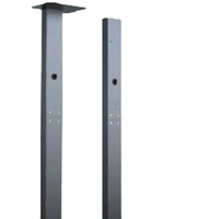Chargeur EV Type 2 7kW/11kW/22kW sur colonne en acier pliable, neuf, pour mise à niveau et réaménagement de station de recharge en parking