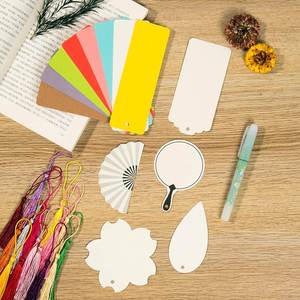 Wholesale High Quality Paper <b>Bookmarks</b> with Tassels Different Shapes Souvenir <b>Gift</b> Student Stationery <b>Bookmarks</b> Custom - Product Image 3