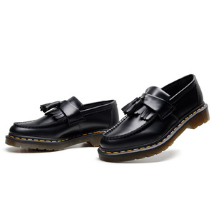 Chaussures basses en cuir véritable à franges, style britannique, pour étudiants, modèle unisexe, collection automne, best-seller transfrontalier - Product Image 4