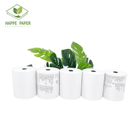 Top Blanc Usine Prix Jusqu'à rouleaux 80x80 thermique 55g 65g Thermique Rouleau de Papier 3 1/8x230 POS Rouleau de Papier 57x40m Pour Imprimante