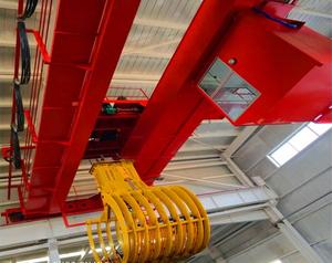 Pont roulant QDZ 10-30 tonnes de capacité de levage, état neuf, pour atelier et exploitation agricole, doté d'un moteur de pont roulant, d'une pompe à engrenages et d'un système PLC. - Product Image 4