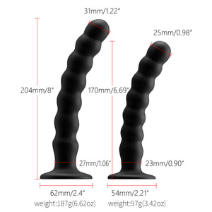 Consolador sin tirantes de silicona con cabeza grande, juguete sexual para adultos para mujeres y lesbianas, Juguetes sexuales - Product Image 2