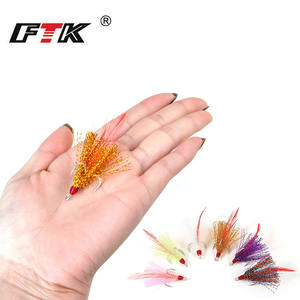 Anzuelos triples <span class=keywords><strong>de</strong></span> pesca <span class=keywords><strong>de</strong></span> acero al carbono, 1 #2 #4 #6 # Ftk, con plantilla <span class=keywords><strong>de</strong></span> cuero - Product Image 4