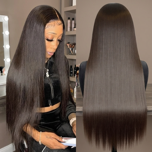 13x4 for Lace Glueless Natural <b>Black</b> Long Vietnamese Hair Light Brown Lace <b>Wig</b> indian Hair - Product Image 2