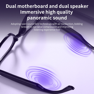 Gafas Inteligentes con IA y Bluetooth, Traducción en Tiempo Real, Música y Llamadas Manos Libres, Lentes Fotocromáticas, Protección UV y Luz Azul - Product Image 6