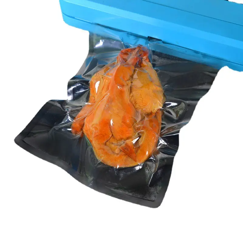 식품 고기 생선 및 견과류를위한 방습 열 씰 투명 플라스틱 나일론 진공 가방