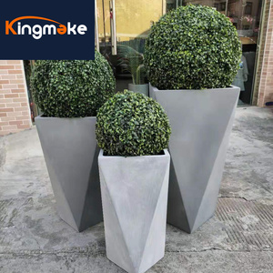 Maceta Alta Paquete De 2 Maceteros Altos Negros – Macetas Cuadradas De Plástico Cónicas For Interiores Y Exteriores – 22 Pulgadas De Alto – Moderno Acabado Ondulado Decorativo Para Interiores Exterior