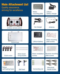 รีโมทคอนโทรลอเนกประสงค์ ECD NM-006 กันน้ำ IP65 แบบชาร์จไฟได้ 2 ปุ่ม ระยะควบคุม 100 เมตร สำหรับปั๊มคอนกรีต - Product Image 2