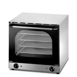 High quality commercial electric stainless steel countertop 4 tray electric pizza convection oven