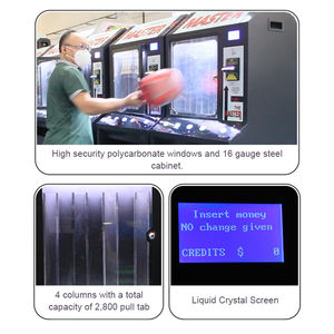 Personalizado Red Master 4 Columna <span class=keywords><strong>Bingo</strong></span> Lotería Pull Tab Ticket Máquina Dispensador Pull Tab Máquina expendedora - Product Image 5