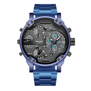 <span class=keywords><strong>Orologio</strong></span> al Quarzo di Marca di Lusso per <span class=keywords><strong>Uomo</strong></span>, Cassa Grande da 49mm, Cinturino in Acciaio Rosso, <span class=keywords><strong>Orologio</strong></span> Sportivo da Polso, Relogio Masculino - Product Image 4