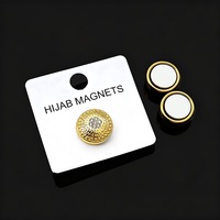 Broche magnétique instantanée pour hijab, personnalisable avec logo, en alliage, pour femme musulmane, pour mariage, épinglette magnétique pour foulard hijab