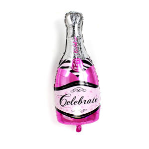 Set de Globos de Aluminio con Forma de Botella de Champán Gigante y Copa - Perfecto para Decoraciones de Cumpleaños, Bodas y Fiestas - Product Image 4