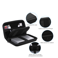 EVA-étui de transport rigide plusieurs poches, sacoche étanche pour disque dur externe HDD, accessoires et câbles
