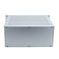 Boîtier de subrack CPCI 4U 19 pouces pour montage en rack européen, en alliage d'aluminium, boîtier de contrôle avec fentes pour cartes, panneau frontal de guidage, industriel IP54