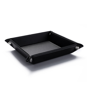 Support de bureau pliable personnalisé en cuir PU écologique, durable, avec bouton-pression réversible, pour clés et téléphone, idéal pour le bureau - Product Image 2