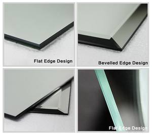 BOLEN <span class=keywords><strong>specchio</strong></span> da toeletta in vetro per bagno a parete <span class=keywords><strong>senza</strong></span> <span class=keywords><strong>cornice</strong></span> <span class=keywords><strong>specchio</strong></span> smussato argento - Product Image 3