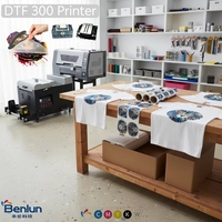 Nueva Impresora de Inyección de Tinta DTF-A3 con Sistema de Agitación de Polvo y Horno, Utiliza Tinta DTF, Automática para Transferencia de Camisetas I1600 XP600, Venta Directa de Fábrica