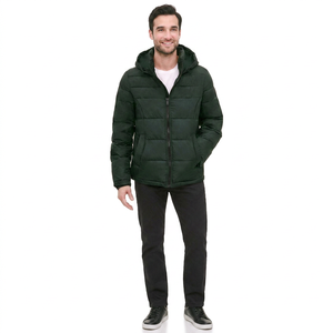 <b>Men's</b> Winter Puffer <b>Jacket</b> Custom Made High Quality Canvas Stand Collar Quick Dry Breathable <b>Long</b> Sleeve Reasonable - Product Image 1