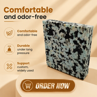Bloc de mousse PU recyclée Aigao inodore, flexible et pliable pour l'absorption acoustique et l'isolation