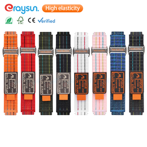 Eraysun gelang nilon untuk Samsung Galaxy Watch 7 6 5 4 40mm 44mm Klasik/aktif/Gear S3 Frontier 20mm 22mm tali <span class=keywords><strong>Loop</strong></span> olahraga - Product Image 1