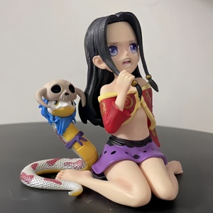Figura de Acción Premium de PVC de Boa Hancock Chibi, Exquisito Modelo de Personaje de Anime con Salome, Escala 1/6, Versión Q, para Adornos de Coche - Product Image 2