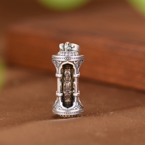 S925スターリングシルバーペンダント男性用仏ファッションネックレスインドネシア風ファッションジュエリー - Product Image 5