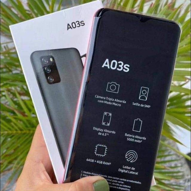 Wholesale 99% New Grade A03S Unlocked Official Used 5G Smart Mobile Phone US 6.5" Screen 2GB RAM Box Accessories