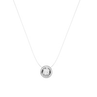 Zooying – collier de ligne de pêche Simple, invisible, transparent, chaîne de clavicule, vente en gros, collier court en zircon, larmes de sirène