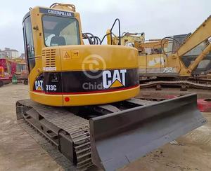 รถแบคโฮ14ตันสำหรับ313C รถขุดไฮดรอลิคตีนตะขาบชนิดใช้พร้อมปั๊มกระปุกเกียร์เครื่องยนต์ - Product Image 3