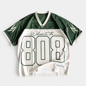 Wholesale Custom Oversized <strong>Mesh</strong> Jersey Football Retro Streetwear <strong>Crop</strong> <strong>Top</strong> with Sublimation Printing Football Jersey - Product Image 3
