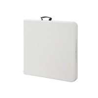 Table de salle à manger rectangulaire pliable en plastique blanc léger de 48 pouces (6 pieds, 120 cm) pour événements, mariages, usage hospitalier